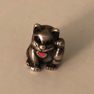Pandora Waving Chinese Cat Charm